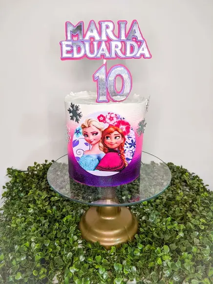 Topo de Bolo Frozen
