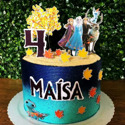 Topo de Bolo Frozen 2