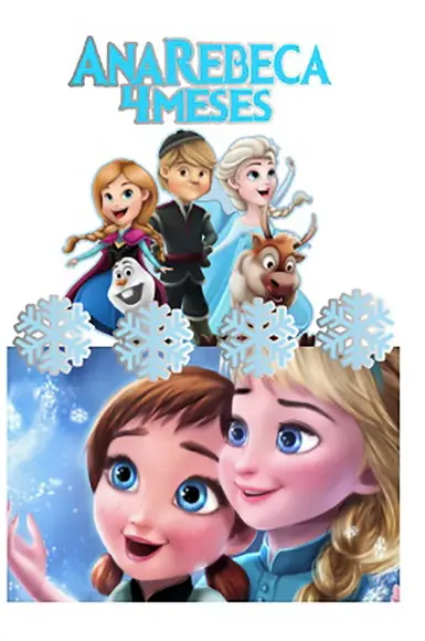 Topo De Bolo Frozen