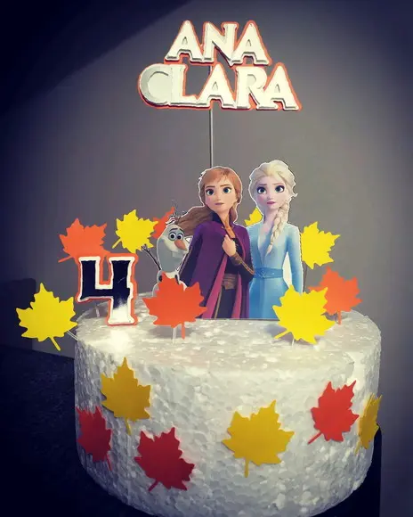 Topo de Bolo Frozen 2