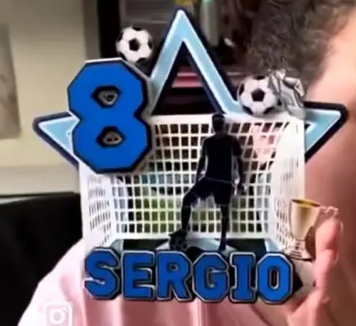 Topo de Bolo Futebol