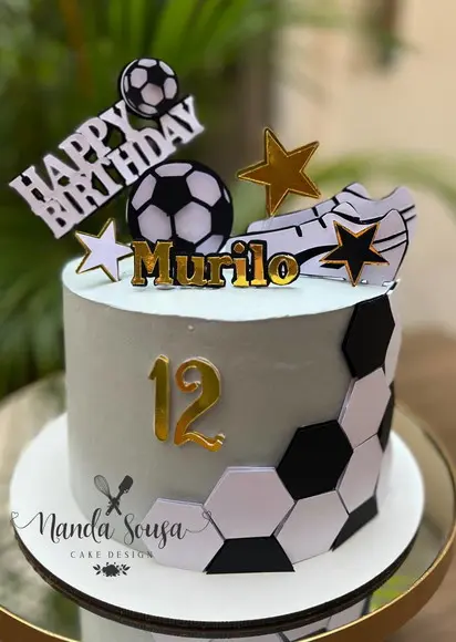 Topo de Bolo Futebol