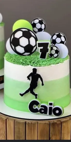 Topo de Bolo Futebol