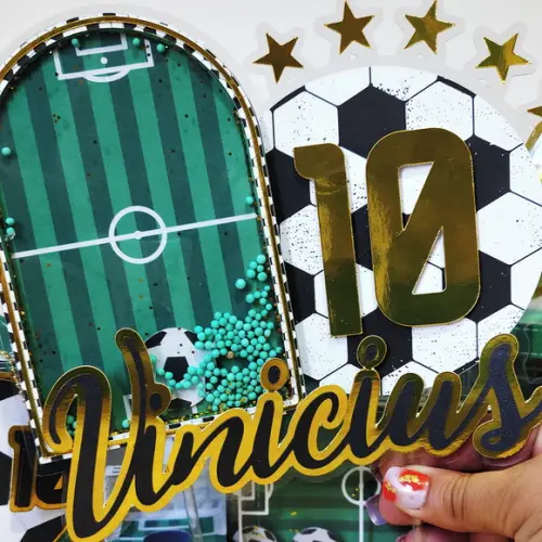 Topo de Bolo Futebol