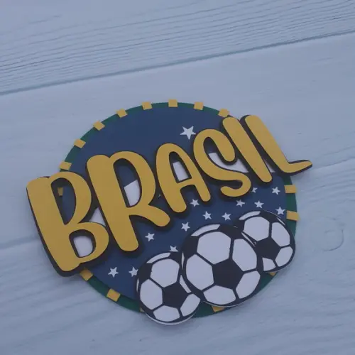 Topo de Bolo Futebol