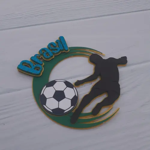 Topo de Bolo Futebol