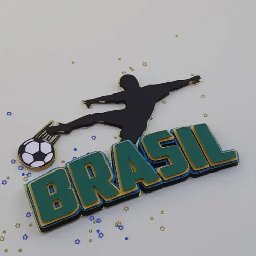 Topo de Bolo Futebol