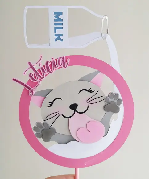 Topo de Bolo Gatinho