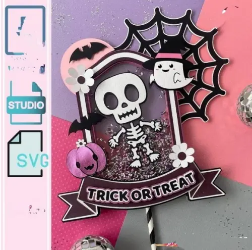 Topo de Bolo Halloween