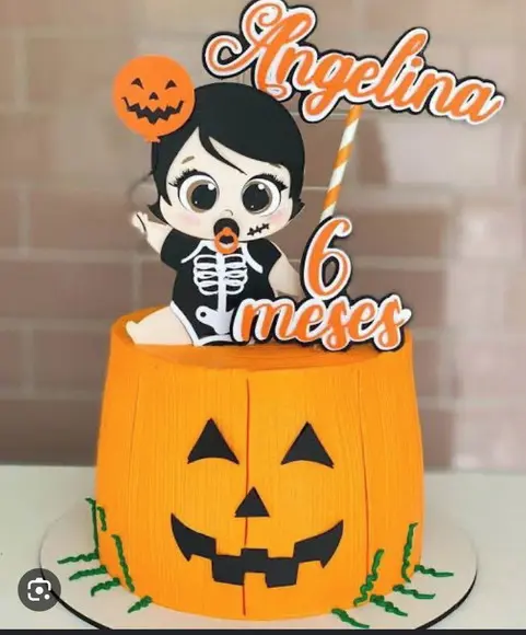Topo de Bolo Halloween