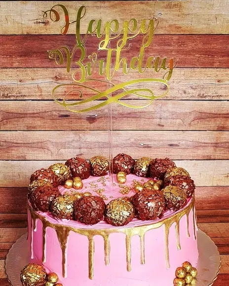 Topo de Bolo happy birthday