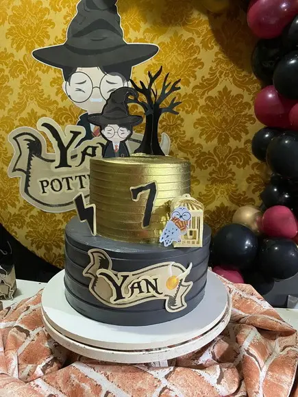 Topo de Bolo Harry Potter