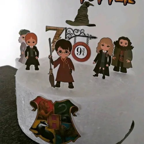 Topo de Bolo Harry Potter