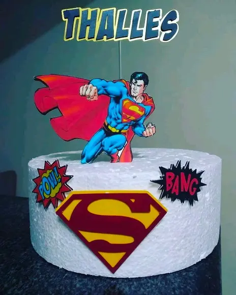 Topo de Bolo Heróis