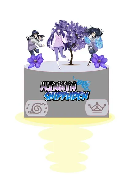 Topo de Bolo Hinata