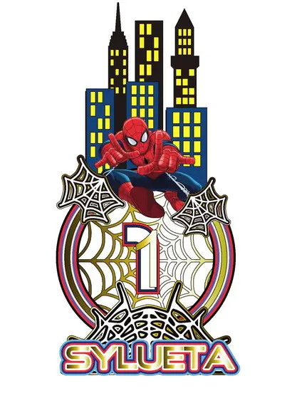Topo de Bolo Homem Aranha