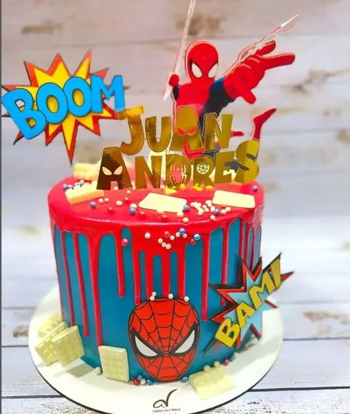 Topo de Bolo Homem Aranha