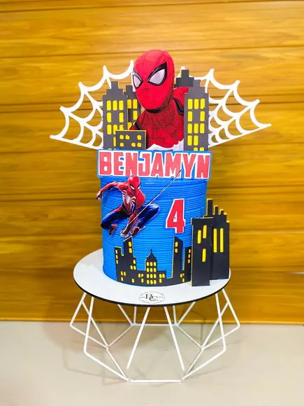 Topo de Bolo Homem Aranha