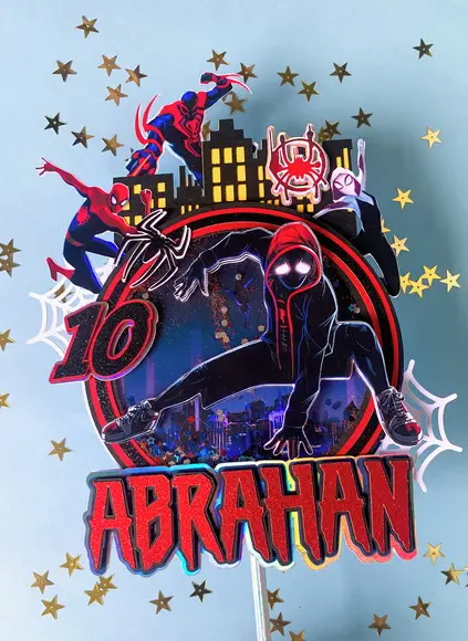 Topo de Bolo Homem Aranha
