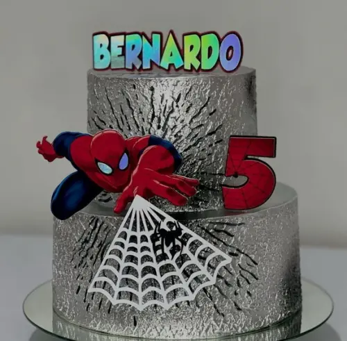 Topo de Bolo Homem Aranha