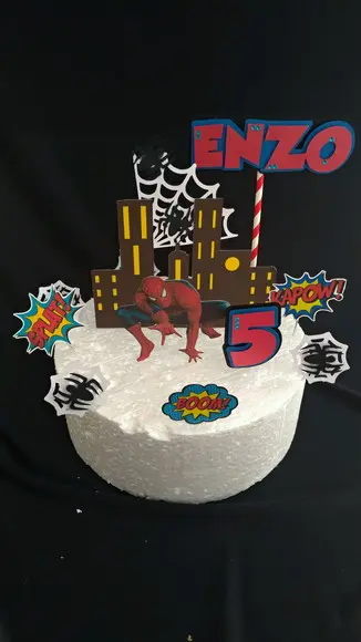 Topo de Bolo Homem Aranha