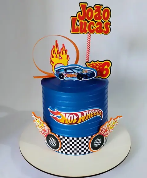 Topo De Bolo Hotwheels