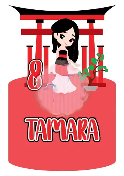 Topo de Bolo Japonesa