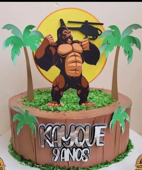 Topo de Bolo King Kong