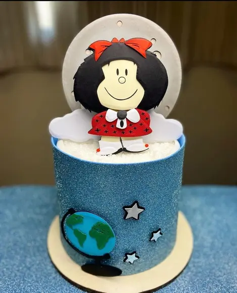 Topo de Bolo Mafalda