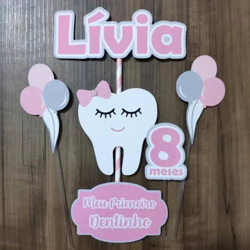 Topo de Bolo Meu Primeiro Dentinho