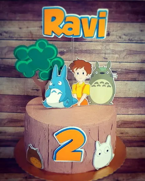 Topo de Bolo Meu Vizinho Totoro