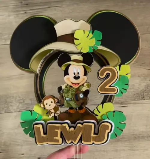 Topo de Bolo Mickey