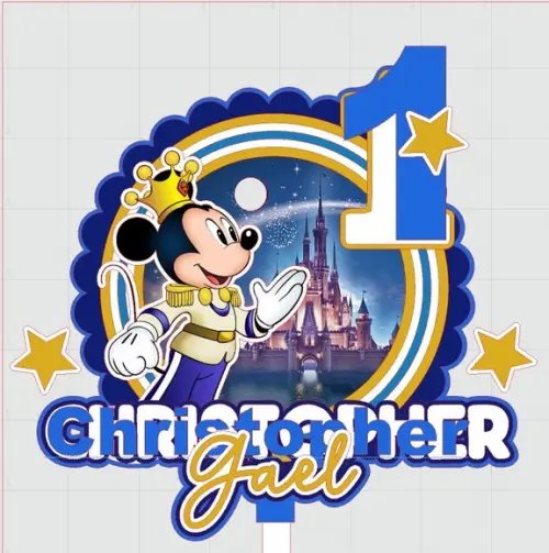 Topo de Bolo Mickey