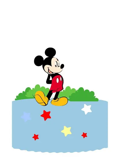 Topo de Bolo Mickey