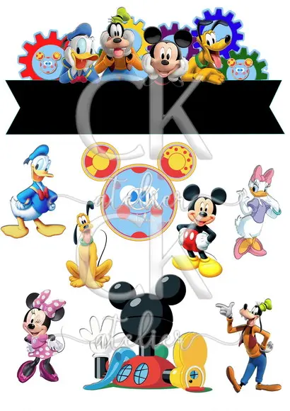 Topo de Bolo Mickey