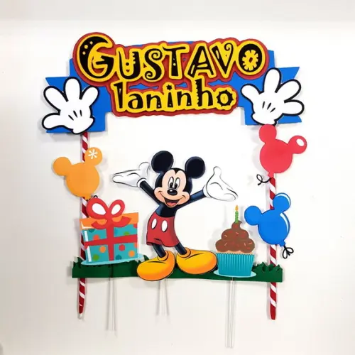 Topo de Bolo Mickey