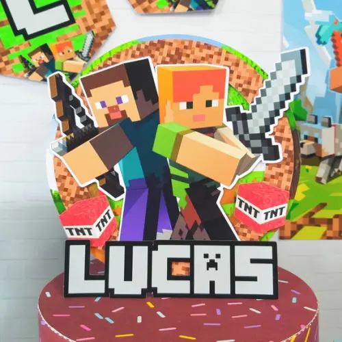 Topo De Bolo Minecraft