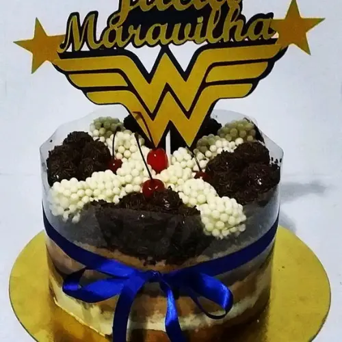 Topo De Bolo Mulher Maravilha