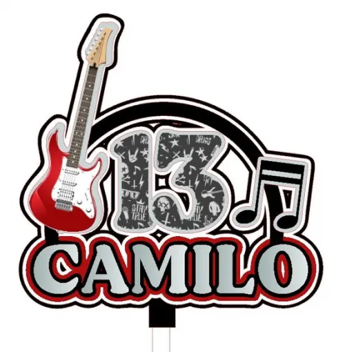 Topo de Bolo Música Rock