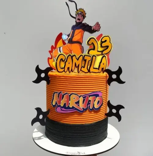 Topo de Bolo Naruto
