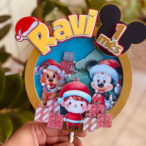 Topo de Bolo Natal
