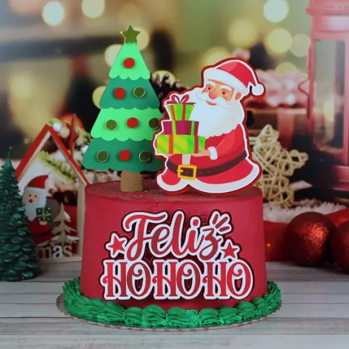 Topo de Bolo Natal
