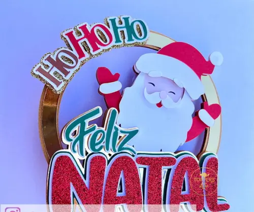 Topo de Bolo Natal