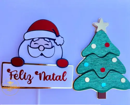Topo de Bolo Natal