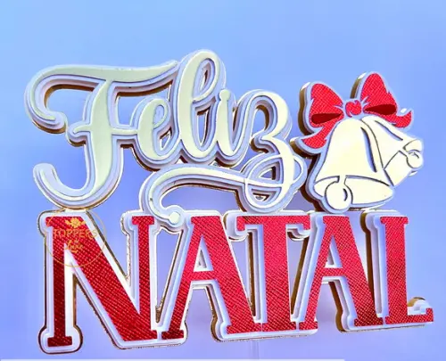 Topo de Bolo Natal