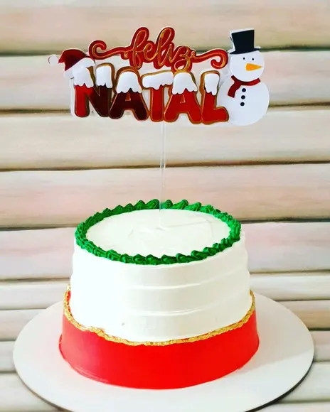 Topo de Bolo Natal