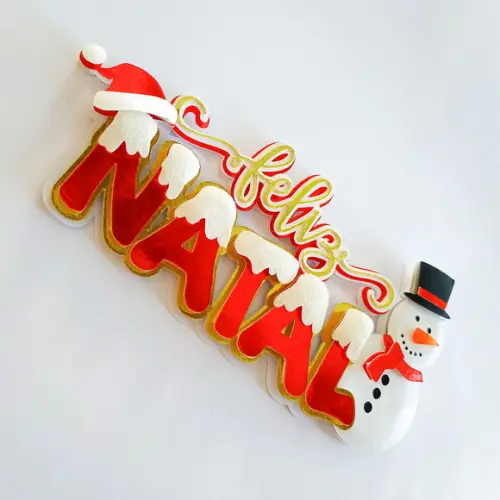 Topo de Bolo Natal