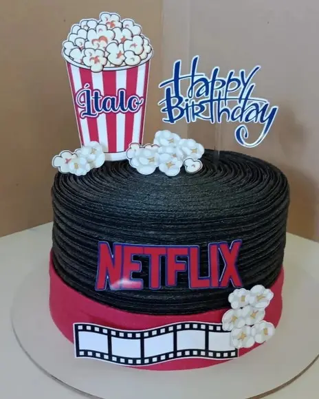 Topo de Bolo Netflix