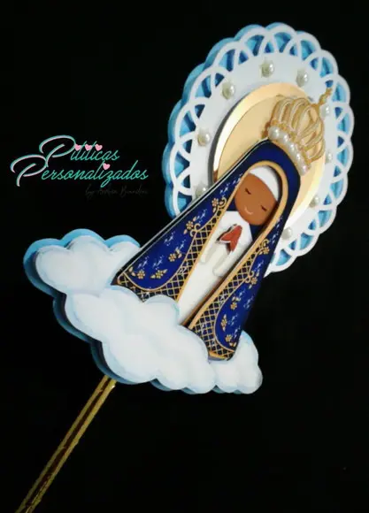 Topo de Bolo Nossa Senhora Aparecida