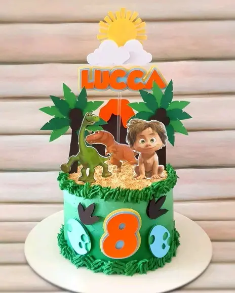 Topo de Bolo o Bom Dinossauro